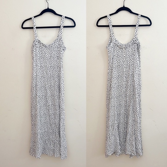 Zara | Polka Dot Midi Dress - Picture 3 of 4